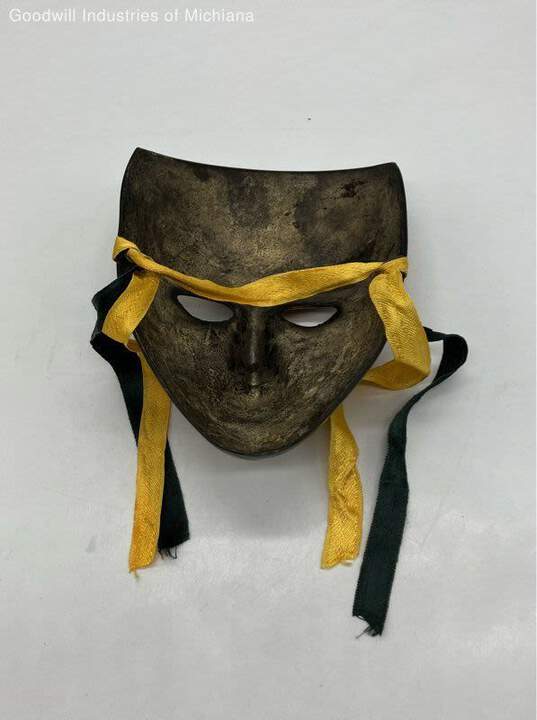 Unmarked Handpainted Metal Mask image number 3