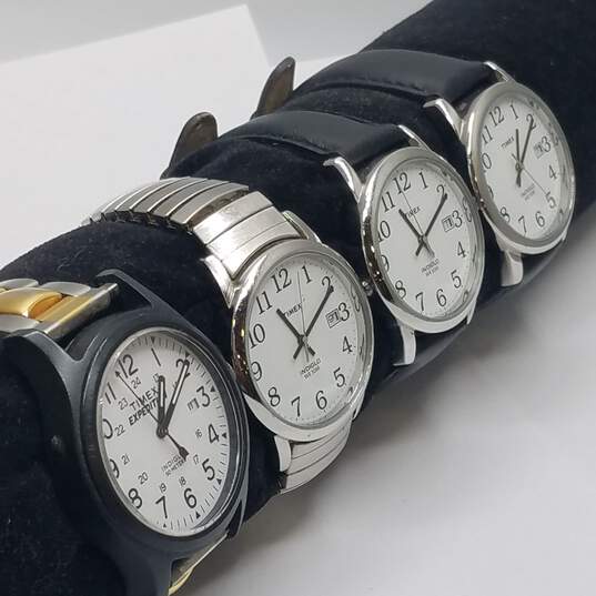 Men's Timex Mixed Models Analog Watch Bundle Of Four Stainless Steel Watch image number 7