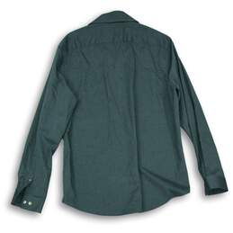 Michael Kors Mens Dark Gray Polka Dot Long Sleeve Shirt Size 16.5 alternative image