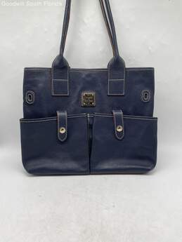 Dooney Bourke Womens Navy Blue Handbag