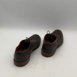 Allen Edmonds Mens Neumok 2.0 Brown Leather Wingtip Oxford Dress Shoes Size 9.5 alternative image
