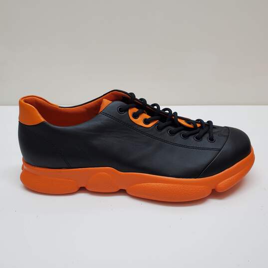 Camper Karst Orange and Black Sneaker Shoes image number 2