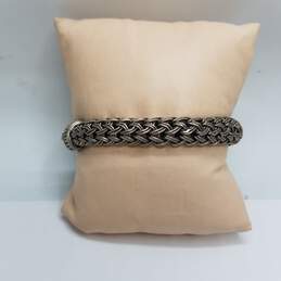 Sterling Silver ( Wheat Chain 7 1/2 Bracelet 44.6g