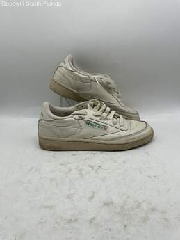 Reebok Womens Club C 85 BS8242 White Leather Low Top Lace-Up Running Shoes Sz 6 alternative image