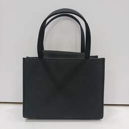 Victoria's Secret Black Pebbled Faux Leather Large Tote Bag with Tassel -  New