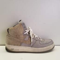 Nike Air Force 1 High Premium 386161-008 Gray Sneakers Men's Size 12