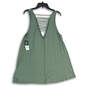 NWT Womens Green Sleeveless Wide Strap V-Neck Cover-Up Size Large image number 2