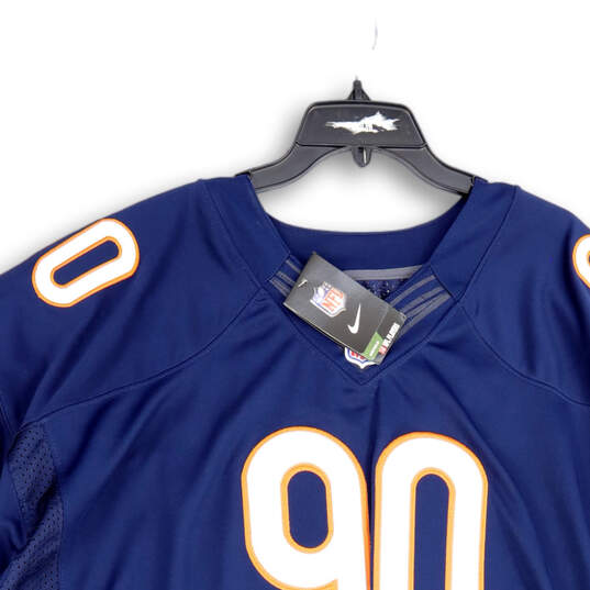 NWT Mens Blue Chicago Bears #90 Julius Peppers NFL Footboll Jersey Size 60 image number 3
