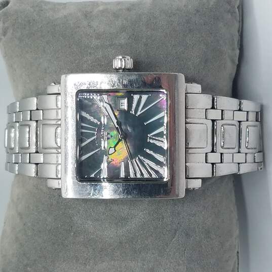 Swiss Legend 1110006132 Colosso Black MOP Stainless Steel Square Case Watch image number 2