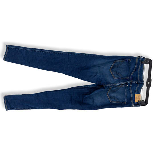 Womens Blue Denim Medium Wash High Rise Stretch Skinny Leg Jeans Size 7R image number 2