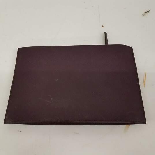 Kate Spade Burgundy Zip Pouch image number 2