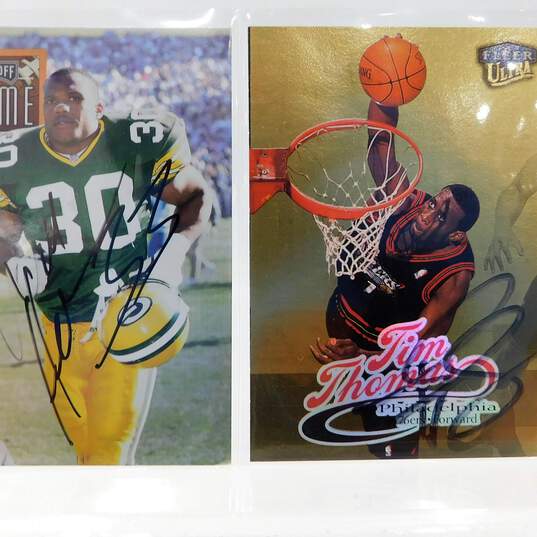 5 Autographed Sports Trading Cards image number 3