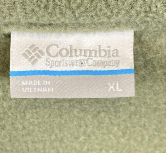 Columbia Womens Green Fleece Long Sleeve Benton Springs Full Zip Jacket Size XL image number 3