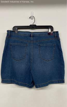Gloria Vanderbilt Blue Shorts - Size 16 alternative image