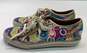 Coach Women's Dee Gold Multi-Colored Logo Lace Up Sneakers Sz. 6B image number 1