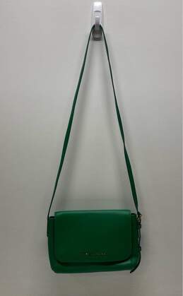 Marc Jacobs Leather Flap Crossbody Pepper Green