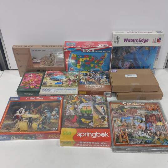Lot of 12 Assorted Puzzles NIB image number 1