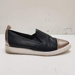 Karl Lagerfeld Cler Leather Slip On Sneakers Black 6.5