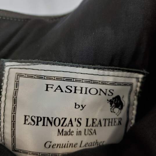 Espinoz's Leather Men Black Leather Chaps sz 34 image number 3