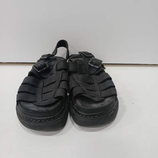 High Sierra Mick Black Open Toe Sling Back Sandals Men's Size 8 image number 1