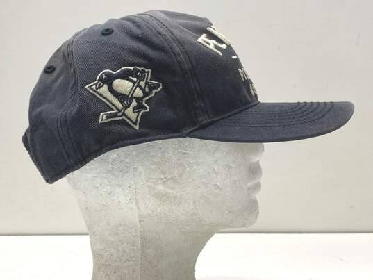 '47 Hitch NHL Pittsburgh Penguins Black Snapback Cap (NEW) image number 3