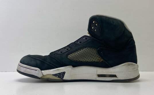 Air Jordan 136027-035 Retro 5 Black Sneakers Men's Size 11 image number 2