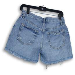 We The Free Free People Womens Blue Denim Distressed Cut-Off Shorts Size 26R alternative image