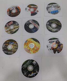 10 Count Original Xbox Disc Only Lot