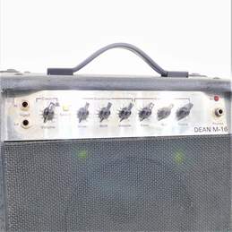 Dean Brand M-16 Model Black Electric Guitar Amplifier alternative image