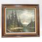 Westal Artist Signed Framed Landscape Oil Painting Walter Brightwell image number 1