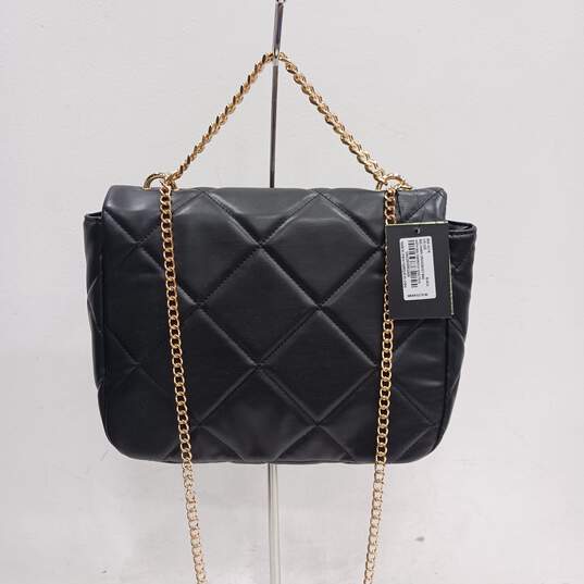Quilted Black Leather Purse image number 2
