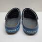 Crocs Crocband Gray Blue White Classic Comfort Casual Sport Slip On Clogs Sz M10/W12 image number 3