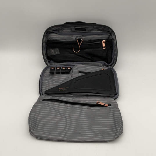 NWT Womens Black Inner Pockets Multipurpose Zip Around Organizer Travel Bag image number 4