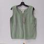 Jones New York Sport Green Sleeveless Sweater/Tank Top Size XL NWT image number 1
