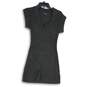Armani Exchange Womens Black Silver Knitted Round Neck Sweater Dress Size XS image number 1