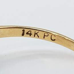 14K Gold CZ Ring Bundle Sz 6.5 & 7.5  4.3g alternative image