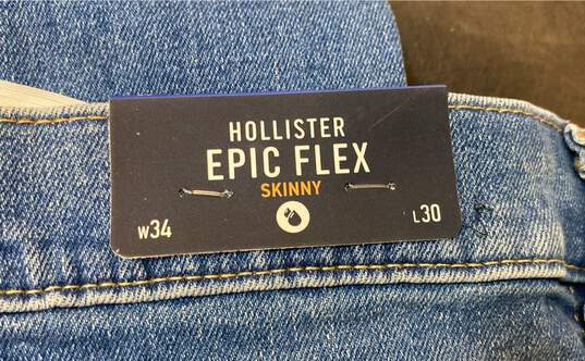 Hollister Women Blue Jeans- Sz 34x30 NWT image number 10