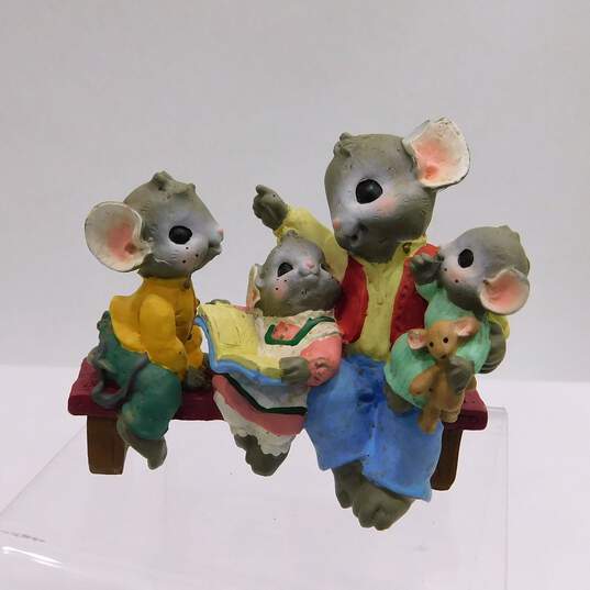 Assorted Vintage Mousekins Christmas Holiday Figurines Decor image number 6