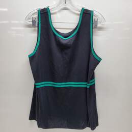 Misook Tank Top Black And Green Women's US Size Extra Large alternative image