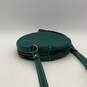 Portland Leather Womens Green Leather Adjustable Strap Crossbody Bag Purse image number 4