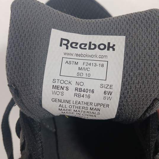 Men's Reebok Black Running Shoes Size 6 in Box image number 7