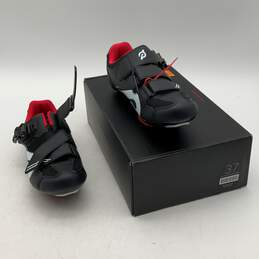 NIB Peloton Boys Cycling Sneaker Shoes Hook & Loop Round Toe Black Size Eur 37