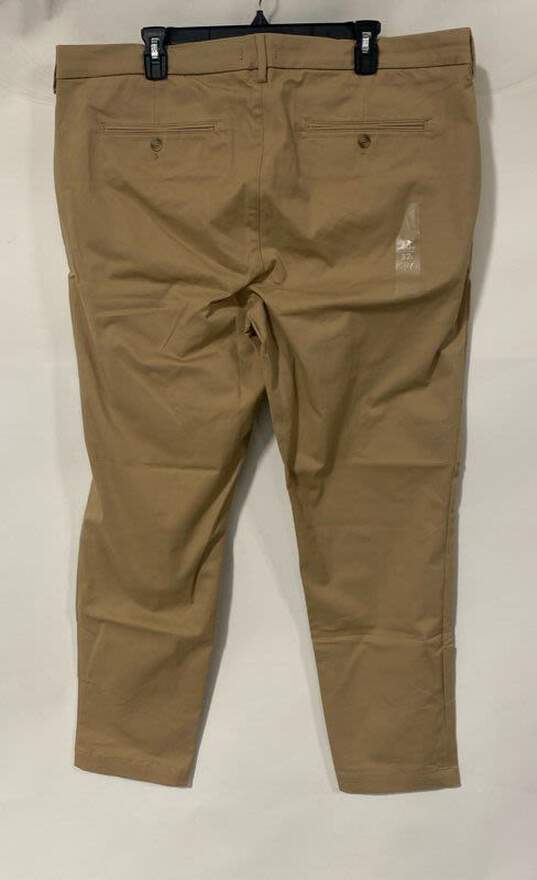 NWT Express Mens Brown Athletic Slim Hyper Stretch Chino Pants Size 40X32 image number 2