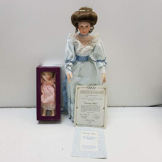 Sandra Ruck's Reco Precious Memories of Motherhood Collection Loving Steps 1989 with COA image number 1