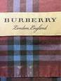 Burberry London Multicolor Plaid Long Sleeve - Size Medium image number 3