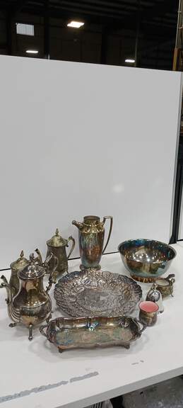 11pc Set of Assorted Vintage Silver-Plated Serving Dishes