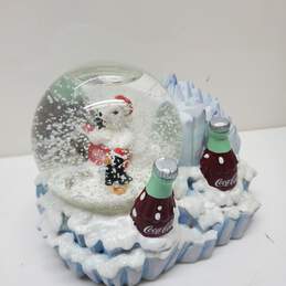 Coca Cola LED Snow Globe Collection Polar Party Untested
