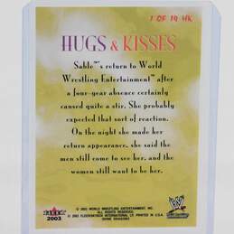 2003 Fleer WWE Divine Divas Hugs & Kisses Sable #1 alternative image
