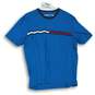 Tommy Hilfiger Mens Blue Short Sleeve Shirt w/Color Logo Size XL image number 1
