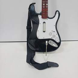 Harmonix Black/White Fender Stratocaster Rock Band Guitar For Wii alternative image